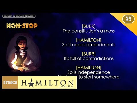 Hamilton - Non-Stop (MUSIC LYRICS)