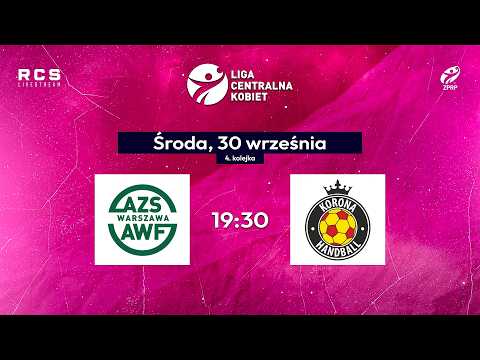 Liga Centralna Kobiet: Handball AZS AWF - Korona Handball Kielce [TRANSMISJA, LIVE]