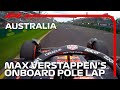 Max Verstappen's Pole Lap | 2023 Australian Grand Prix | Pirelli