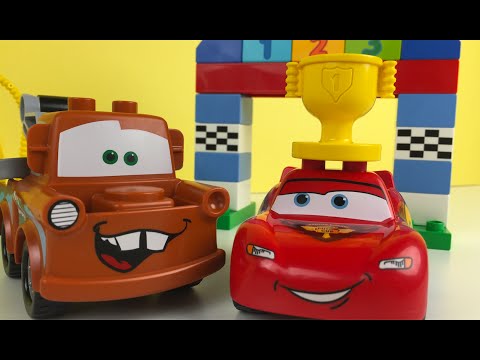 LEGO DUPLO DISNEY PIXAR CARS LA CARERRA DE RAYO MACUIN Y MATE JUGUETE DE CONSTRUCTION Video