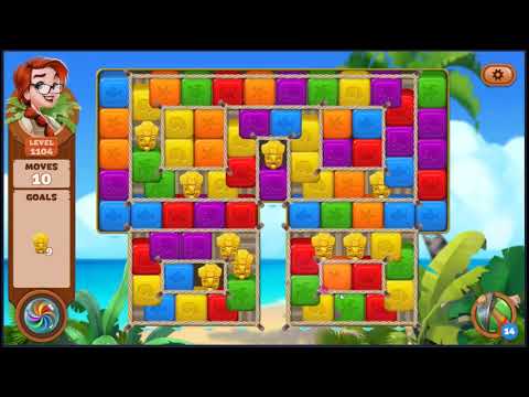 Lost Island Blast Adventure Level 1104 - NO BOOSTERS 🏝️ | SKILLGAMING ✔️