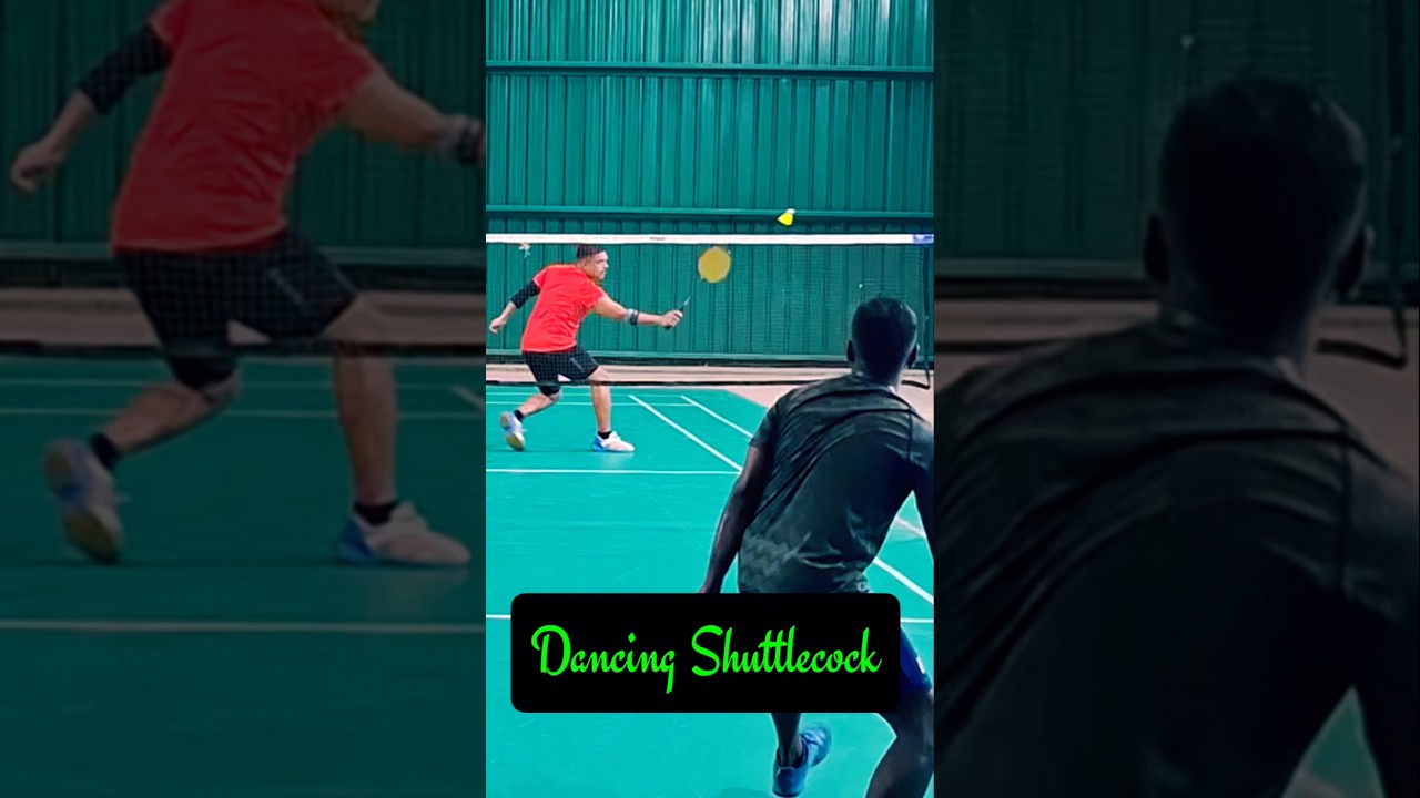 That slow-mo net play though... #badminton
