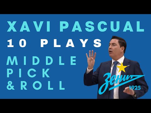 XAVI PASCUAL - 10 plays for middle pick & roll (Zenit St Petersburg VTB 2022/2023)