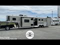 2018 Exiss 3 Horse Trailer | 12' LQ, Slide, Dinette, All Aluminum