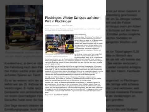 Wieder Schüsse auf einen Wirt in Plochingen