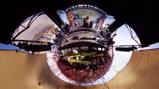 Conchita Wurst, performed ‘Rise Like a Phoenix’ 360 degree planet 4K #TelAvivPride