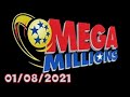 Mega Millions winning numbers - 01/08/2021 Mega Millions winning numbers - 01/08/2021
