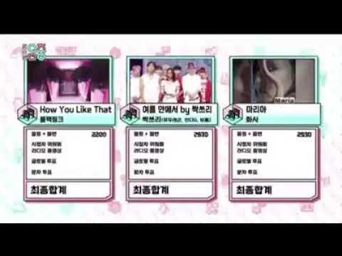 200725 BLACKPINK 'HOW YOU LIKE THAT' 12TH WIN MBC + SECOND TRIPLE CROWN @MUSIC CORE