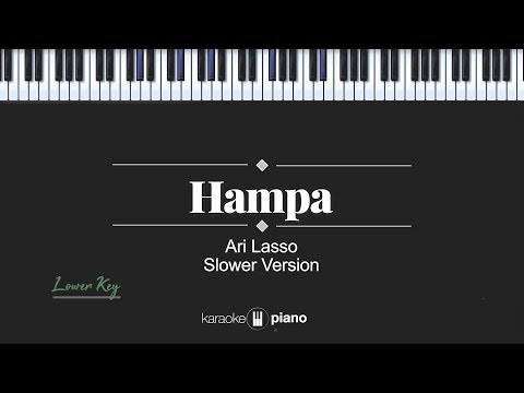 Hampa (LOWER KEY) Ari Lasso (KARAOKE PIANO)