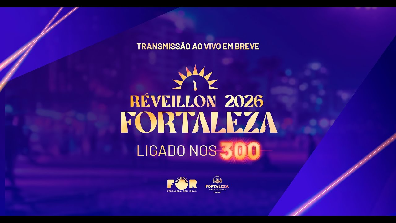 Imagem da notícia Assista ao vivo primeiro dia do Réveillon de Fortaleza