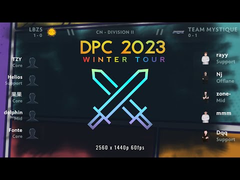 🔴 Upcoming 15:00 UTC: LBZS vs TEAM MYSTIQUE - DPC 2023 NA Winter Tour Division II