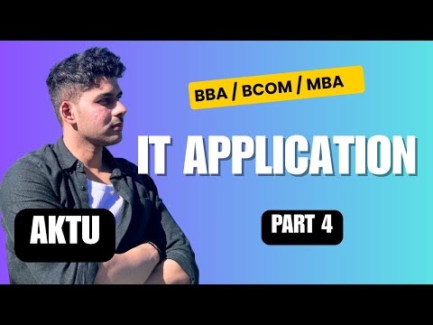 IT Application for BBA 1st Semester Part 1