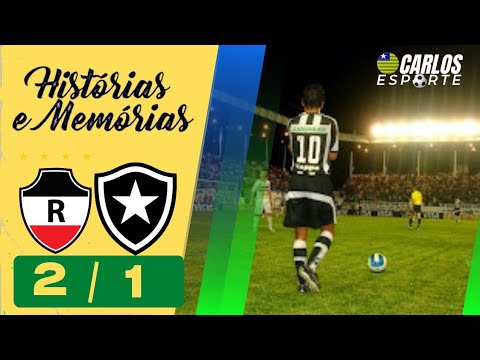 River x Botafogo-RJ, Copa do Brasil. Grandes momentos do futebol piauiense.