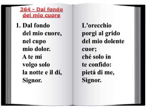 264 Dal fondo del mio cuore - Innario Chiesa Cristiana Avventista del Settimo Giorno 2014