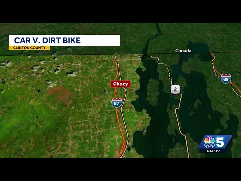Two injured after crash involving dirt bike in Chazy