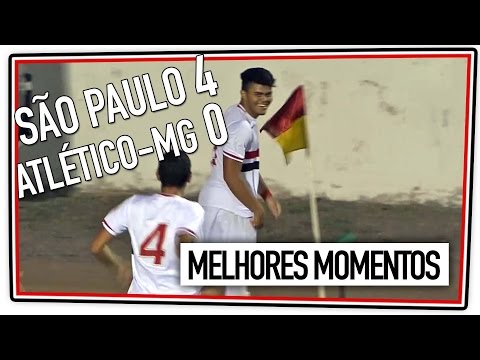 São Paulo 4x0 Atlético-MG | Copa SP Júnior 2015 | 20/01/2015 - Melhores Momentos
