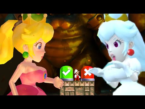 Mario fights Evil Peach & Boosette in New Super Mario Bros. Wii