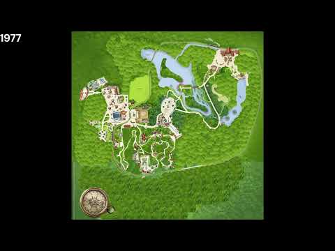 The History of Efteling in Maps (1952-2025)