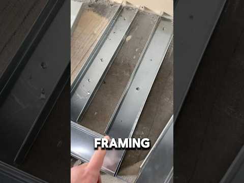 Steel Framing Tip For Pros #tipsandtricks #framing #drywall