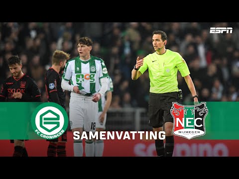 DUEL al na 18 minuten DEFINITIEF GESTAAKT ✖️ | Samenvatting FC Groningen - N.E.C.