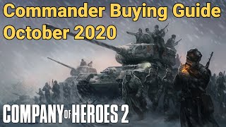 COH2 All Factions Commander Buying Guide October 2020