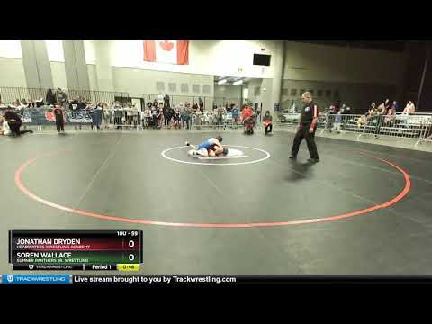 59 Lbs Champ. Round 1 - Soren Wallace, Sumner Panthers Jr. Wrestling Vs Jonathan Dryden, Headwater
