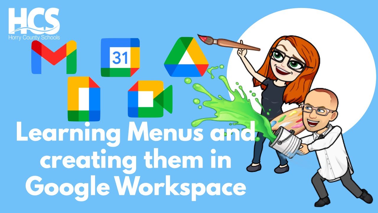 Learning Menus with Google Workspace (Part 1)