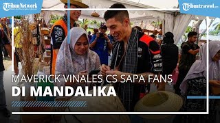 Pembalap MotoGP Sapa Fans di Sirkuit Mandalika, Maverick Vinales: Pinjam Dulu Seratus