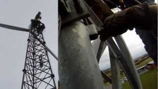 preview picture of video 'Wind Turbine Tower Climb - Nov 5th 2012'