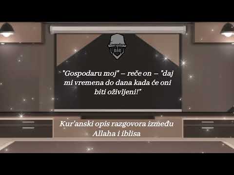 Kur'anski opis razgovora između Allaha i Iblisa