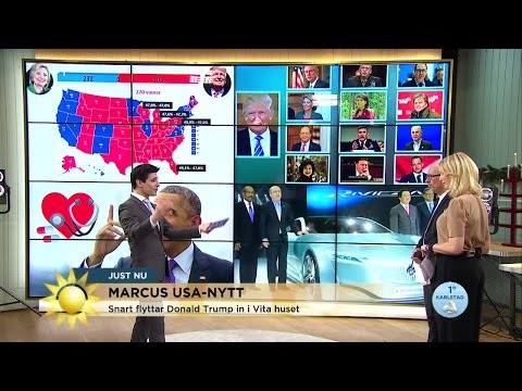 Snart flyttar Trump in i Vita huset - Nyhetsmorgon (TV4)