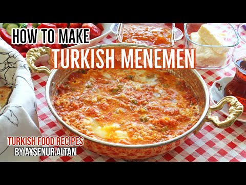 How To Make Menemen (Turkish Egg Dish With Cheese And Tomato Sauce)