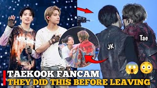 Download lagu Before Leaving the Stage, Taehyung and Jungkook Did Something That Melted Every ARMY's Heart 😱💜 mp3