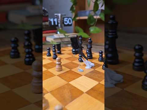 How I Made Stop Motion Chess! ♟️👀 #stopmotion #behindthescene #Chess
