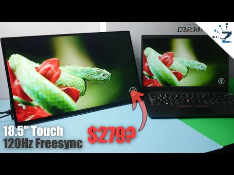 $279 Touch Freesync 120Hz Portable Monitor 🔥 UPerfect USteam E6 Pro Review!