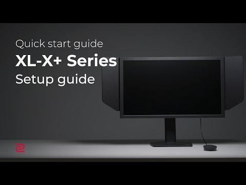 ZOWIE XL-X+ Series Gaming Monitor for Esports: Unboxing & quick start guide