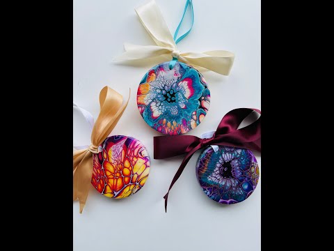 #40.This Little Piggy Halloween Extravaganza! Owl/Pumpkin/Ornaments/ Sheleeart Bloom/ Acrylic pours