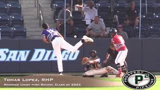 Tomas Lopez Prospect Video, RHP, Redondo Union High School Class of 2023 CF View