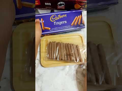 Unboxing Cadbury Fingers | Crisp Cookies with Chocolatey Covered! #shorts #satisfying #asmr