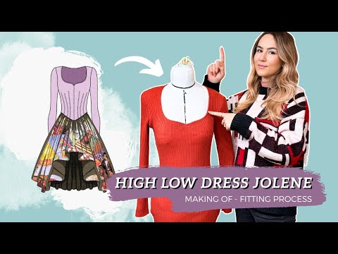 High & Low Skirt ESTHER: Making of (Does NOT go as planned) - THISISKACHI DIY