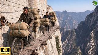 IMPOSSIBLE PLACES | 35 World's Most Dangerous Roads Dare You to Driving On | Travel Documentary 4K