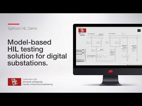 Model-Based HIL Testing Solution for a Digital Substation | Typhoon HIL Demo