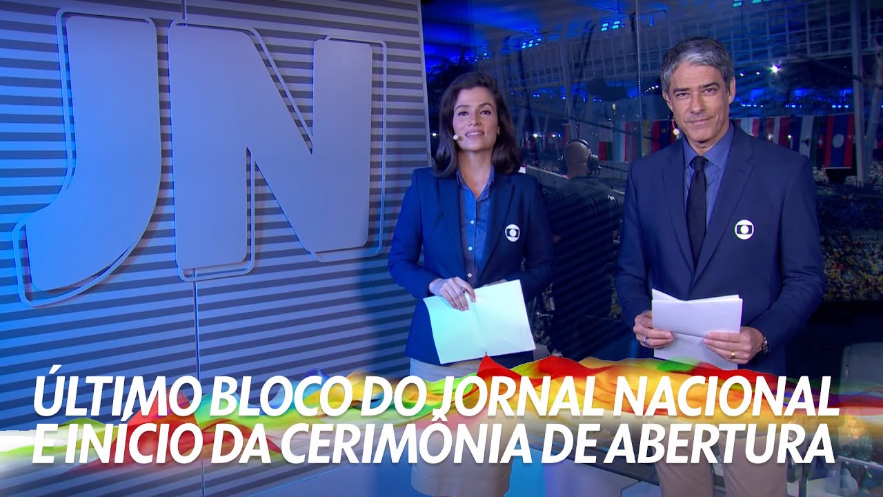 Cobertura da CERIMÔNIA DE ABERTURA dos JOGOS OLÍMPICOS RIO 2016 na Globo (05/08/2016)