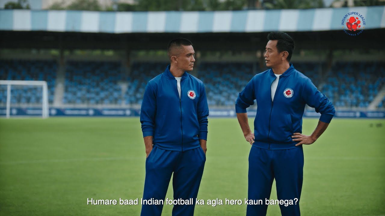 Sunil Chhetri and Bhaichung Bhutia