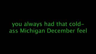 Onscreen Lyrics to A Million Miles by Mansionz