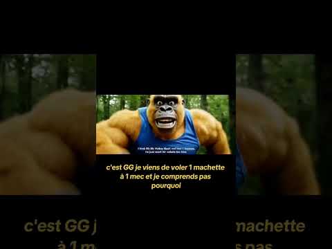 j'ai voler une machette a un mec #humour #gorillagold #blague #memes #drole