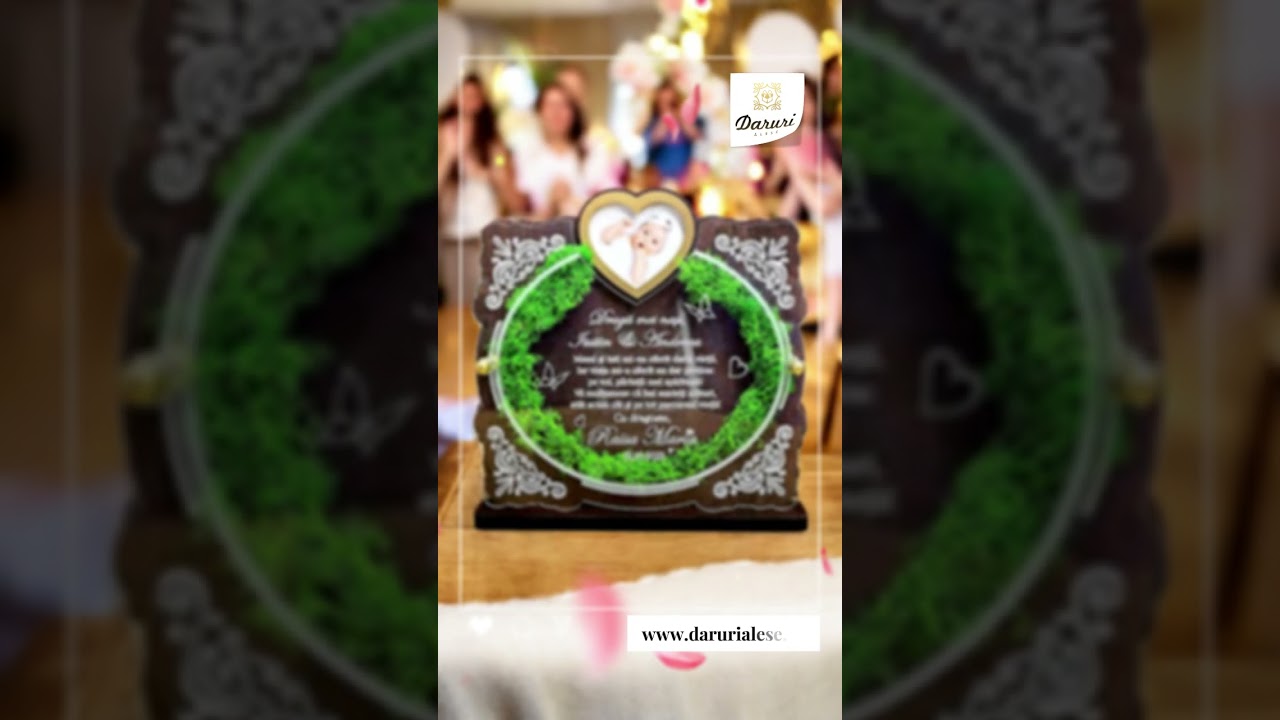 Thumbnail video Trofeu Personalizat cu Licheni - Pentru nasii de botez