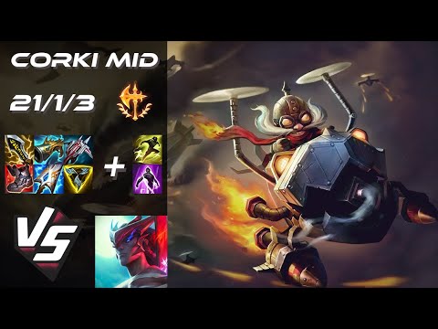 MID Corki vs Yone - EU Grandmaster Patch 25.19