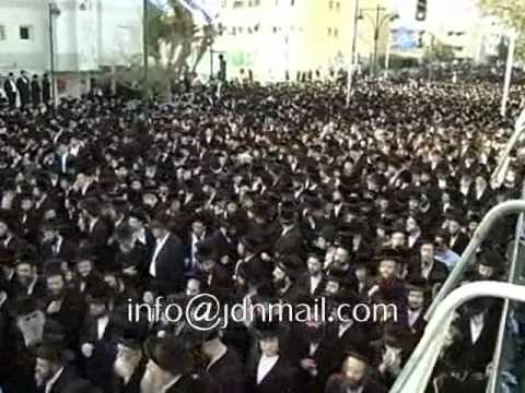 Levaya Of The Viznitzer Rebbe Adar 5772