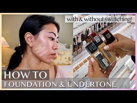 HOW TO FIND YOUR BEST FOUNDATION SHADE | Drugstore matching tips! Video